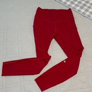 Lululemon Align high rise red